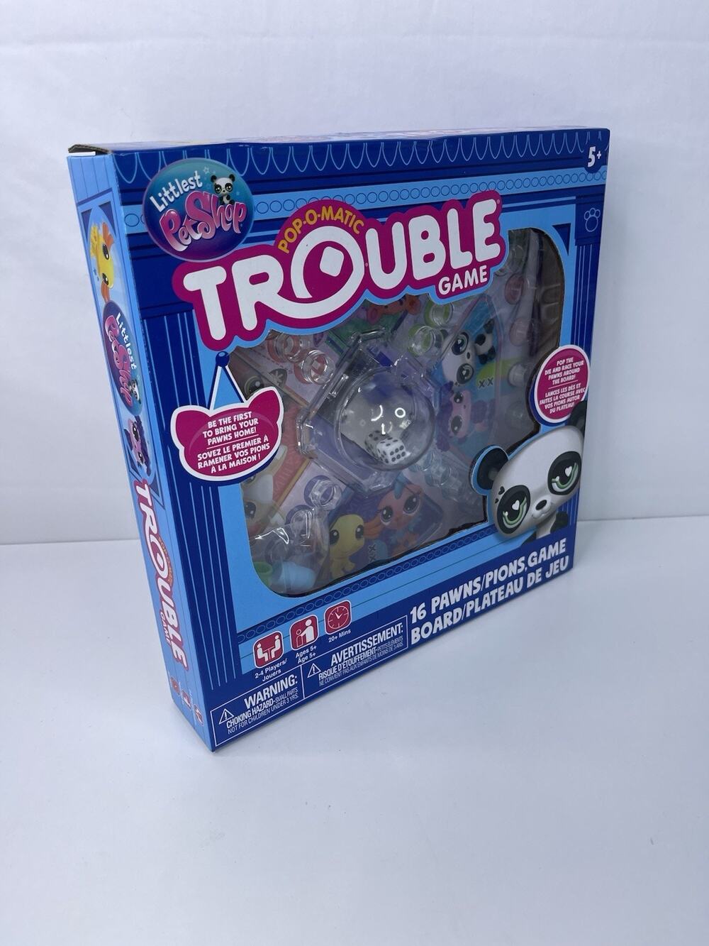 Littlest Pet Shop Trouble Board Game Pop-O-Matic LPS Edition New Sealed Complete